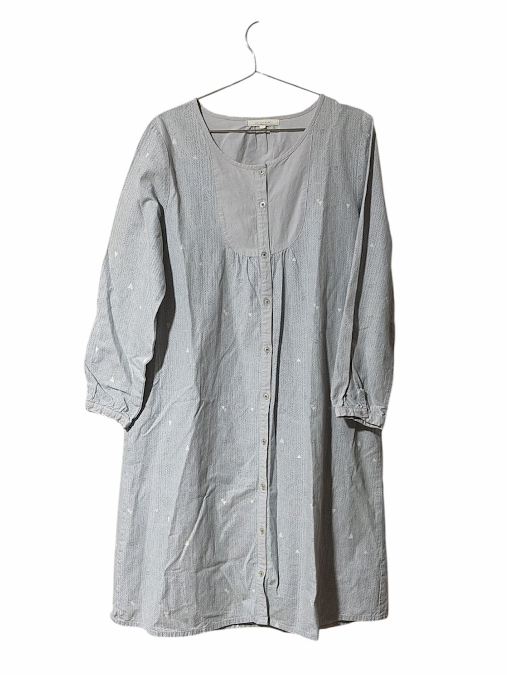 North Object de Petit Mori Girl Button Front Shirt Dress